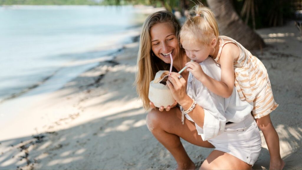 Rodinná dovolenka pri mori