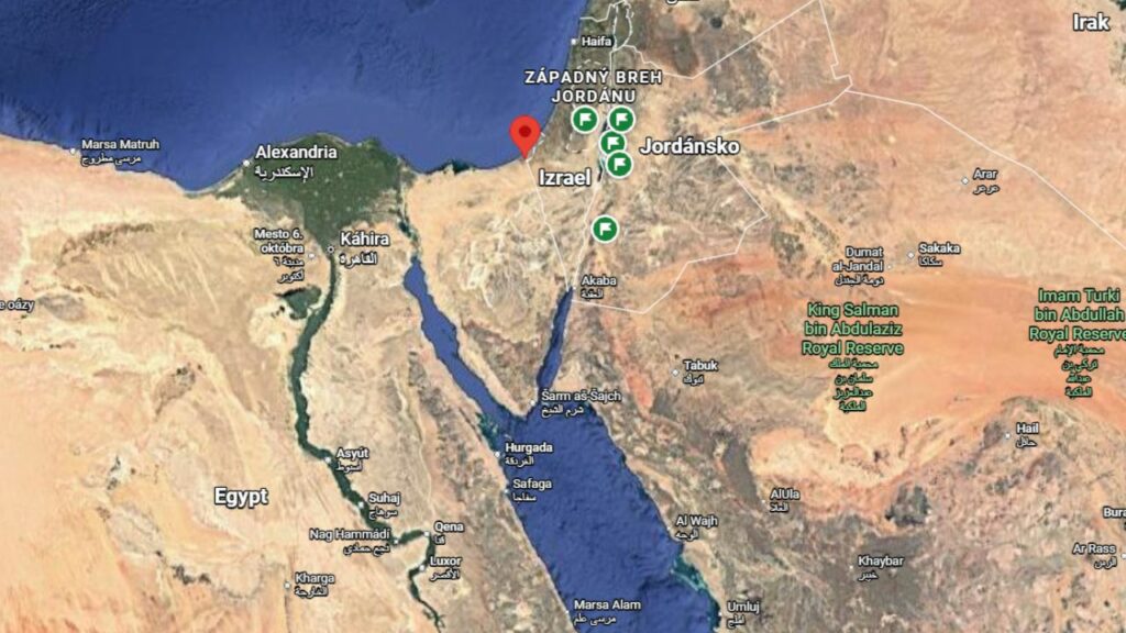 Haničný priechod Rafah, cez ktorý prichádza do zasiahnutých oblastí humanitárna pomoc.